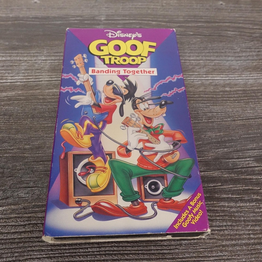 Vintage Disney's Goof Troop Banding Together Animation Cartoon‎ Vintage